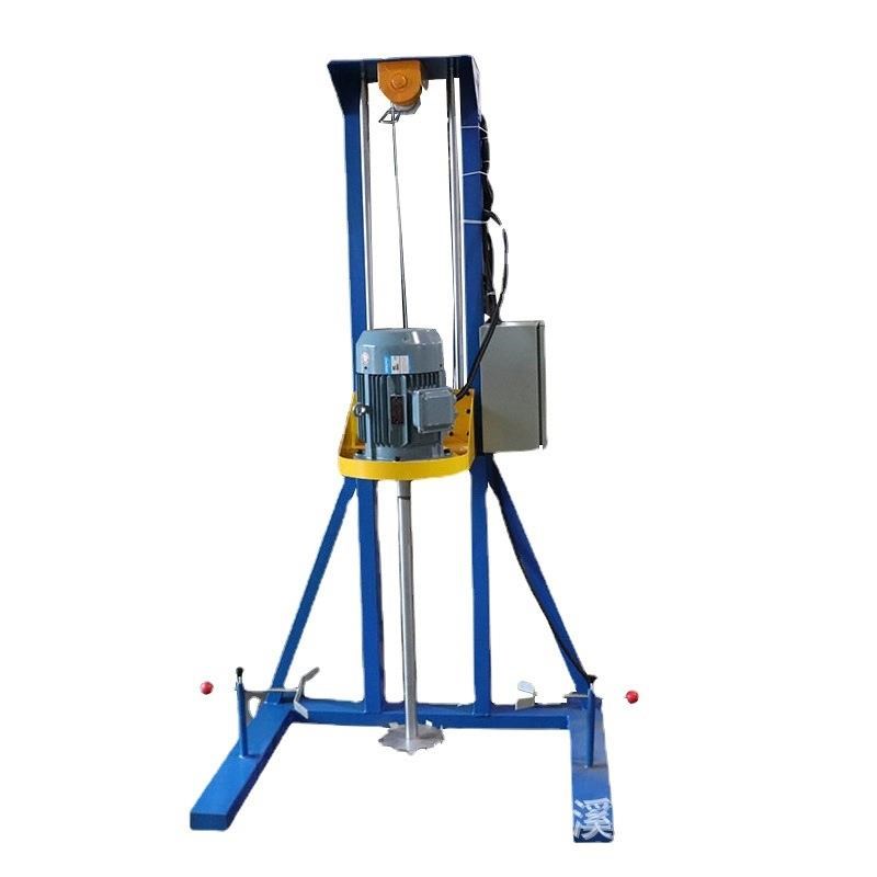 供应5.5高速分散机/小型搅拌升降F油漆树脂涂料胶水油墨分散机分