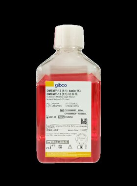 C11330500BT 国产DMEM/F-1B2培养基(含L-谷氨酰胺,HEPES)含票价