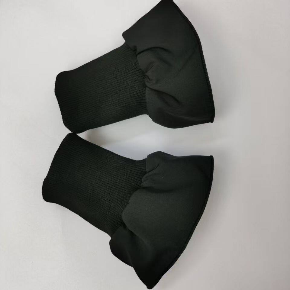 秋冬男女加厚螺羽绒服袖口防脏防寒棉服保暖袖套加长松紧接边防风