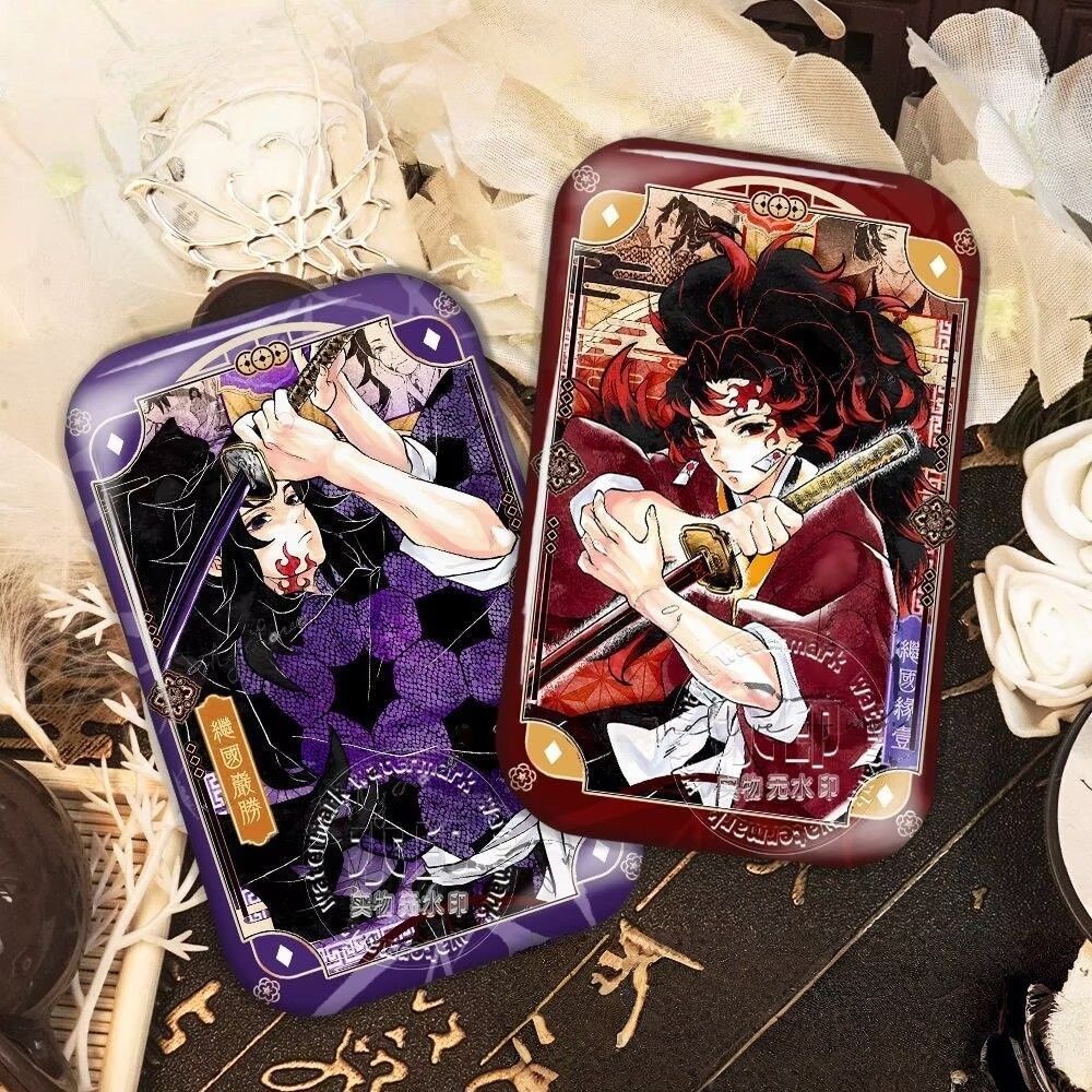 鬼灭之刃周边特日柱月柱继国岩胜继国缘一长方形镭射吧唧谷子