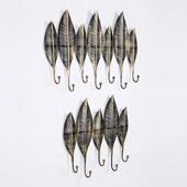 装 饰挂钩玄关创意北欧钩进门钥z匙铁艺轻奢金属挂打孔墙壁客厅衣