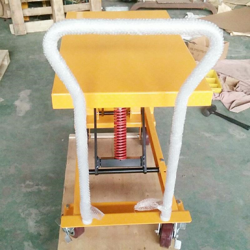 式4台MH-L4000nkg弹簧自重平台 自动回车弹用手动弹簧平台车 回力