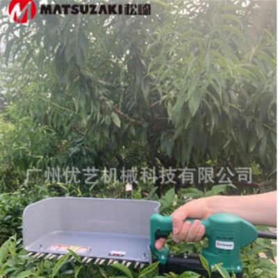 松崎21V/24V锂电p池充电式小型采摘机修剪茶叶收割神器电动采茶机
