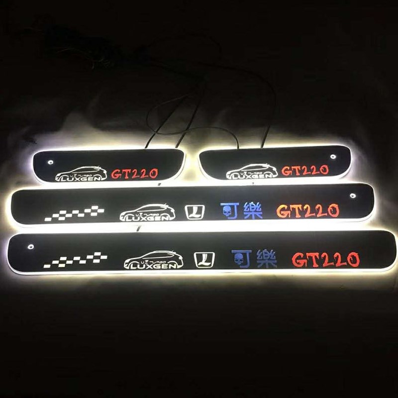 纳智捷5U6U5S5S3 URX迎宾踏板流光灯动M态走马呼吸LED灯门槛条