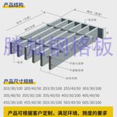 热镀锌钢格栅插接m钢格板洗车房电厂走道网格板排水沟镀锌格栅板
