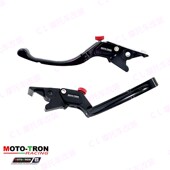 Z400 Ninja400 R竟技折.叠刹车牛角 MOTO EVO TRON适用川崎