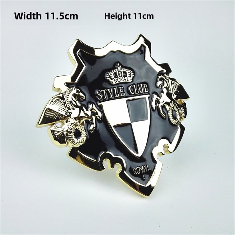 捷豹汽车标志金属标签Xje Xf Xfl Xjl F-Pace贵族皇家盾牌徽章中