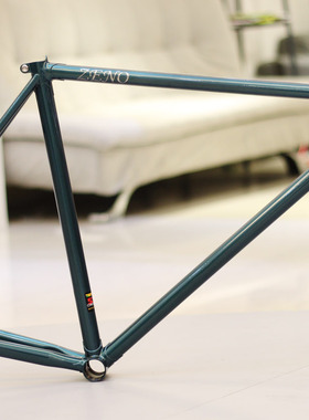 @BIKE FIXED GEAR ZENO LUG J复古车架 雷诺520管材 邮政绿
