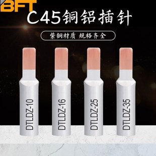 贝傅特铜铝插针多平方Cq45空开铜铝线鼻子空气开关接线端子连接器