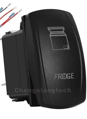 Fridge Grehen Led 12v/24v Toggle Rocker Push Switch 5 Pins S