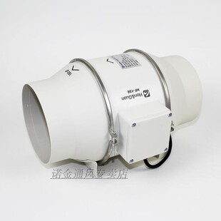 鸿冠圆形b管道风机 150P包 排气扇换气扇抽风送风机强力抽风机HF