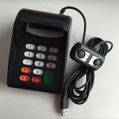 银行密码输入器 语音密码小键y盘USB 液晶密码键盘连电脑即接即用
