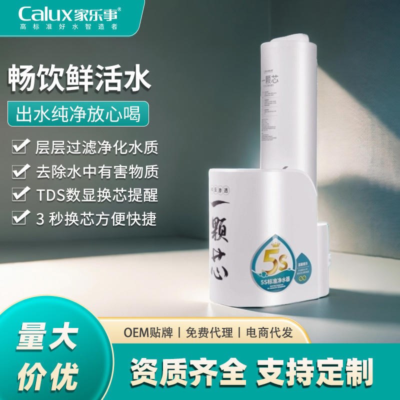 净水器家用厨下式直饮净饮机大流量净水机覆合S滤芯ro反渗透纯