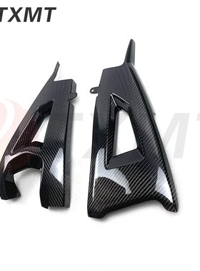 适用川崎KawasakiZX10R ZX-10RR Z-H2改Q装件碳纤维摇臂保护罩侧