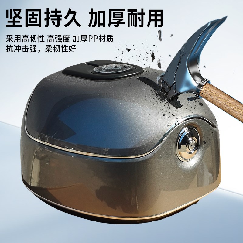 适用轻骑铃木US125T尾箱复古B后备箱载物箱后货架尾箱改装行李箱