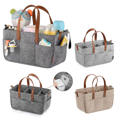 Baby Diaper Organizer Portable Holder Bag for Changing Table