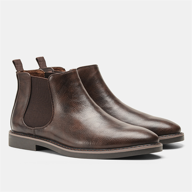 Men's Chelsea boots leather 40-46 business shoes 切尔西靴男