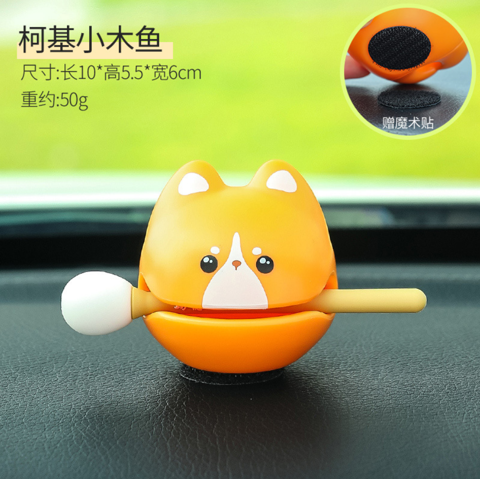 治愈系解压功德小木鱼汽车桌面摆件中控台装饰用品休闲小玩意,家居饰品,桌面摆件,淘宝优惠券,粉丝福利购,淘宝优惠卷
