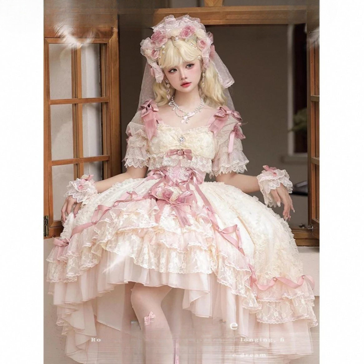 黛安蔷薇lolit日常洋装公主礼连衣裙花嫁lo裙礼服晚会连衣裙拖尾,女装/女士精品,连衣裙,淘宝优惠券,粉丝福利购,淘宝优惠卷