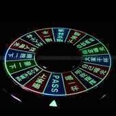 夜光大号加厚娱乐转盘酒吧KTV游戏转盘 娱乐喝酒转盘 亚克力转盘