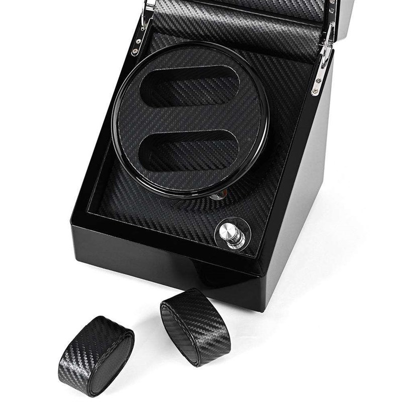 高级机械表摇表器2+ o钢琴JFQ纳漆手自动0旋转马达盒转表器展示表