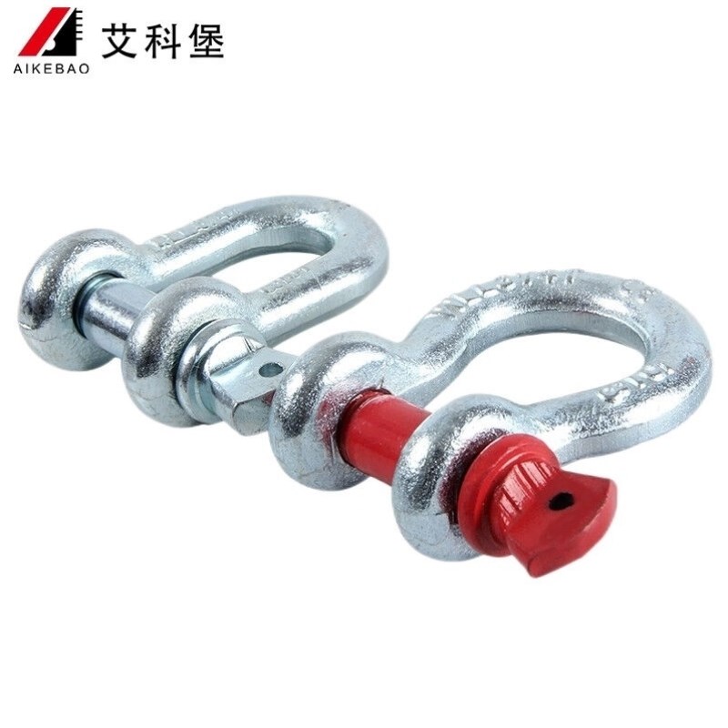 艾科堡弓型13.5吨卸扣高强度D形U型G环卡锁扣吊钩马蹄起重国标吊