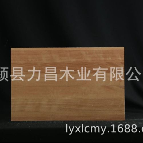 FSC实木烘干板材无结疤国y产原木樱桃木直拼板家用建材用木板