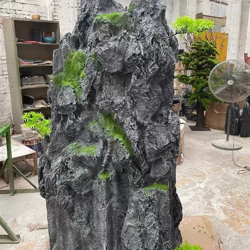 玻璃钢仿真石头可定做刻字园v林户F外景观空心装饰品摆件假石头造,家居饰品,户外/庭院摆件,淘宝优惠券,粉丝福利购,淘宝优惠卷