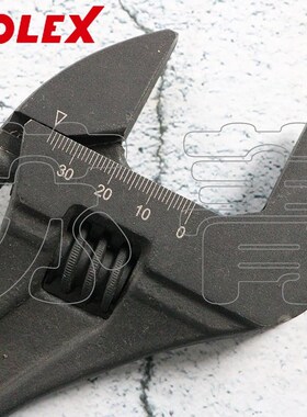 德国霍夫曼 HOLEX 活动扳手 钳口带有刻度 150mmK200mm250mm300mm