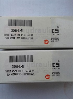 美国SUN RDJA-CBV螺纹插装阀溢流H阀工程机械液压泵配件太阳阀零