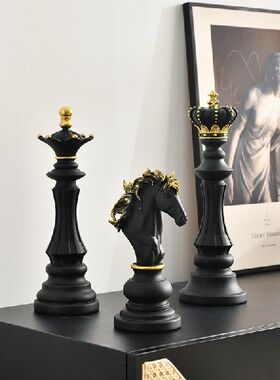 极速1Pcs Cfreative Chess Retro home decoration Resin