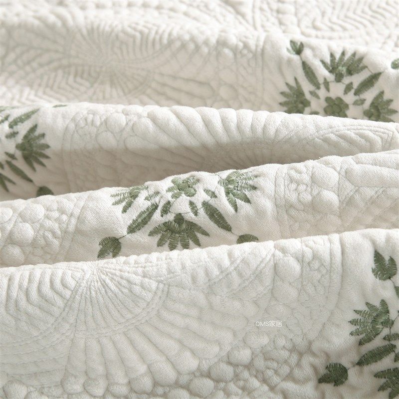 水晶绒衍缝一面绒一面棉床盖四件套绗缝被三件P套加厚保暖短绒单,床上用品,床盖,淘宝优惠券,粉丝福利购,淘宝优惠卷