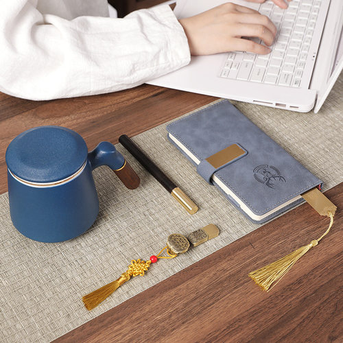 新品Business Notebook Officey Cup Set Gift Box Chinese Style