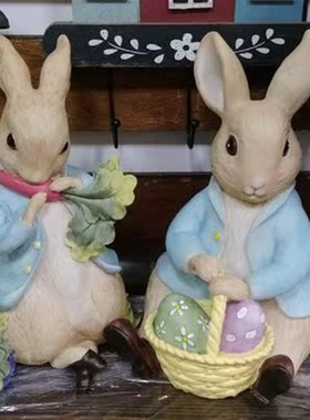 彼得兔系列彩蛋蓝莓彼得兔存钱E筒/扑满 摆饰居家佈置送礼