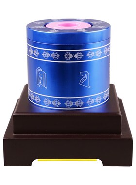 家居民族用品g插电手摇电动底座办公玄关桌面转筒底座装饰品摆件