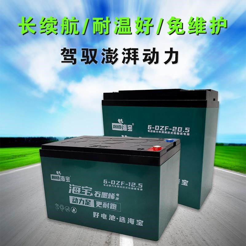 电动车电瓶12fV单个48V20an60V20AH72V20安两轮车三轮车电池