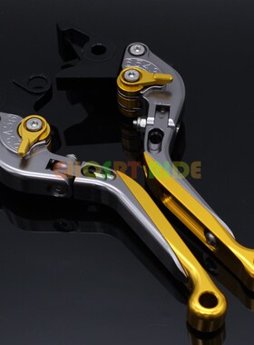 适用川崎NINJA ER-6N 0v9-16摩托车改装配件制动离合器手柄带LOGO