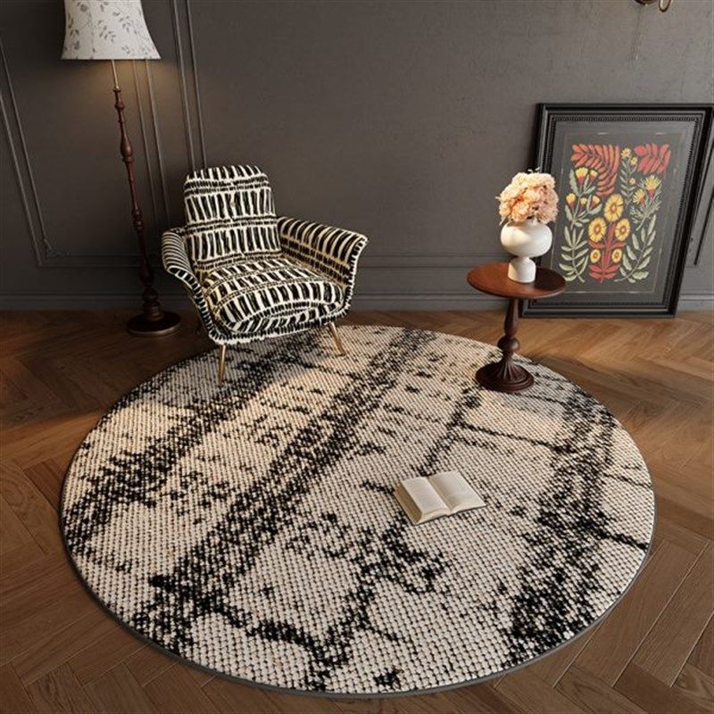 圆形地垫茶几椅子地毯p北欧复古客厅书房卧室床边吊篮脚垫子阳台,居家布艺,地毯,淘宝优惠券,粉丝福利购,淘宝优惠卷