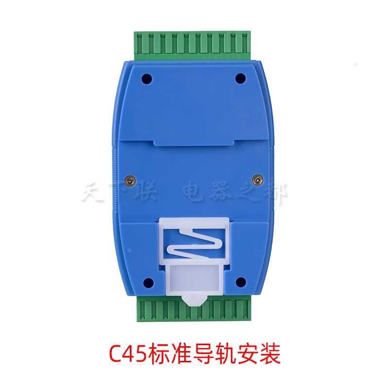 8路K型热电偶6路PT100热电阻转RS485工业温度采U集模块隔离变送器