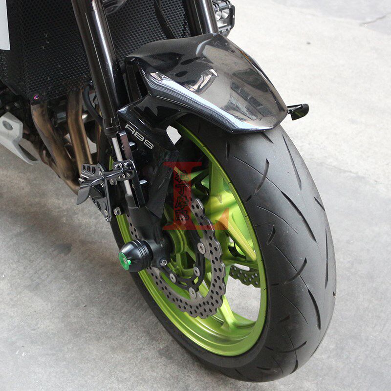 适用川崎Z1000/sx改装前轮定风翼Z1000R蝙P蝠翅膀破风导流翼风刃