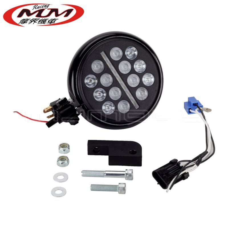 摩托车改装件适用哈雷戴娜pFXDXT T-sport防振LED前大灯灯壳延长