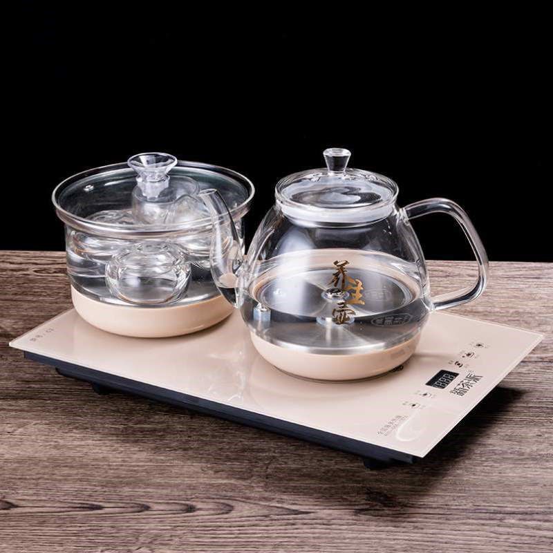 茶盘一体37x23水电泡茶桌热电热水壶