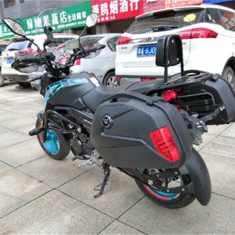 适用春风摩托车ST狒狒边箱125-3AF后货架尾箱尾架通用改装三箱快