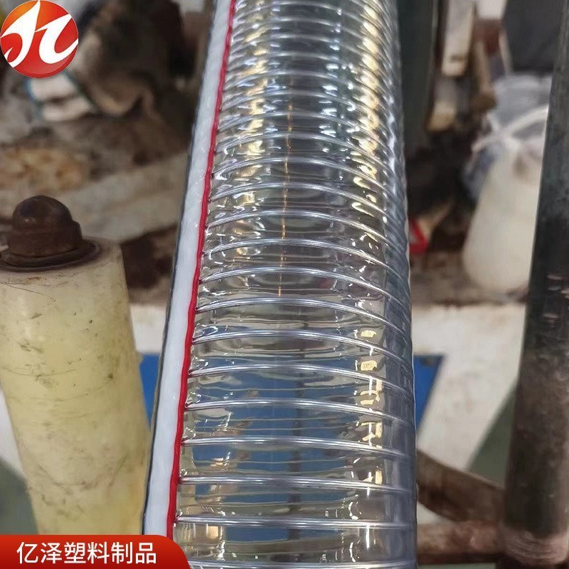 pvc透明钢丝管软管给水排水管抽水管加厚耐负Q压防冻钢丝管塑料管