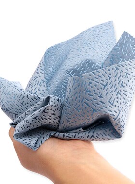 树皮纹纸 蓝色h150片/包 工业擦拭无尘纸油污擦拭布 1688 行家选