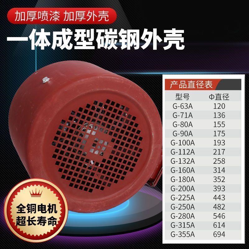 G系列变频电机通风机p普通电动机冷却散热通风扇G71A到G355A