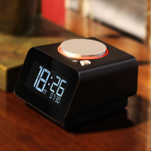 homtime美时C1mini 夜光床头E闹钟学生简约家用创意贪睡大音量时