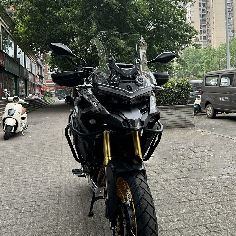 适配于无极DS6i25X风挡改装配件护胸挡雨板加高宽DSX525前挡风玻