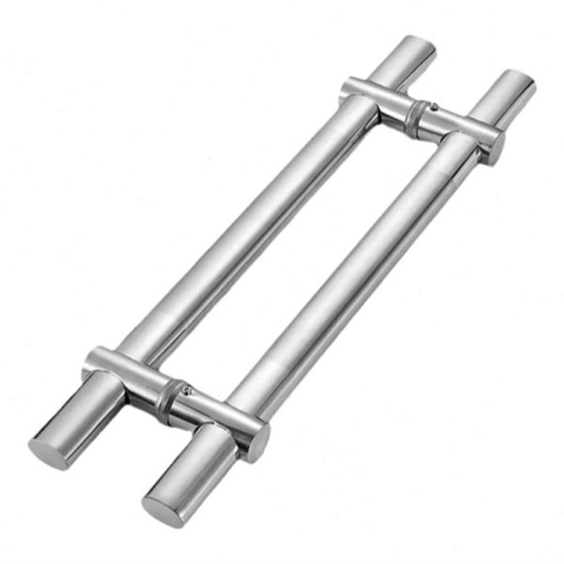 加厚玻璃门拉手不锈钢门把手30z4可调节办公室大门圆管推拉门把手