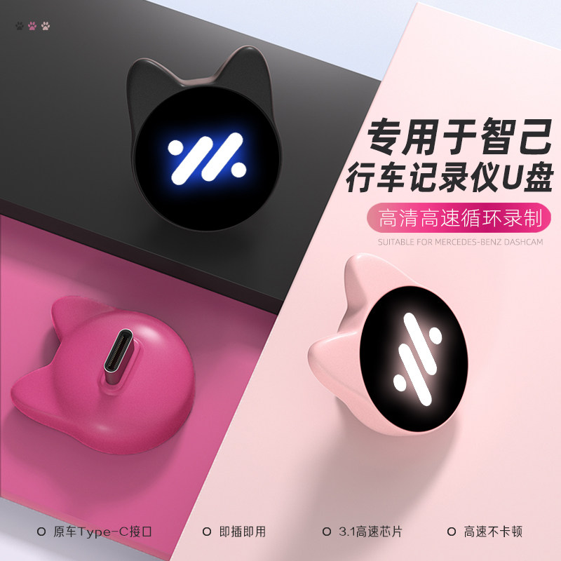 适用于智己L6/LS6/9行车记录仪专用U盘存哨兵模式高速循环优盘